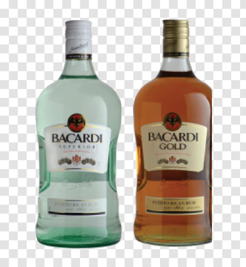 Bacardi Superior Cocktail Distilled Beverage Rum Whiskey - Alcoholic - Wine Transparent PNG
