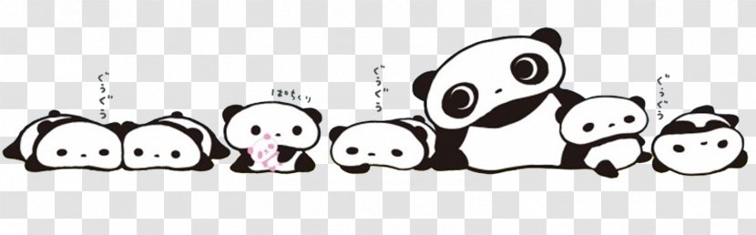 Giant Panda Bear Tarepanda San-X Drawing - Flower - Cartoon Family Transparent PNG