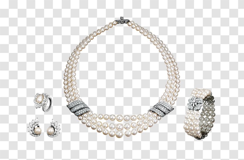 Van Cleef & Arpels Jewellery Necklace Pearl Bitxi - Sapphire Transparent PNG
