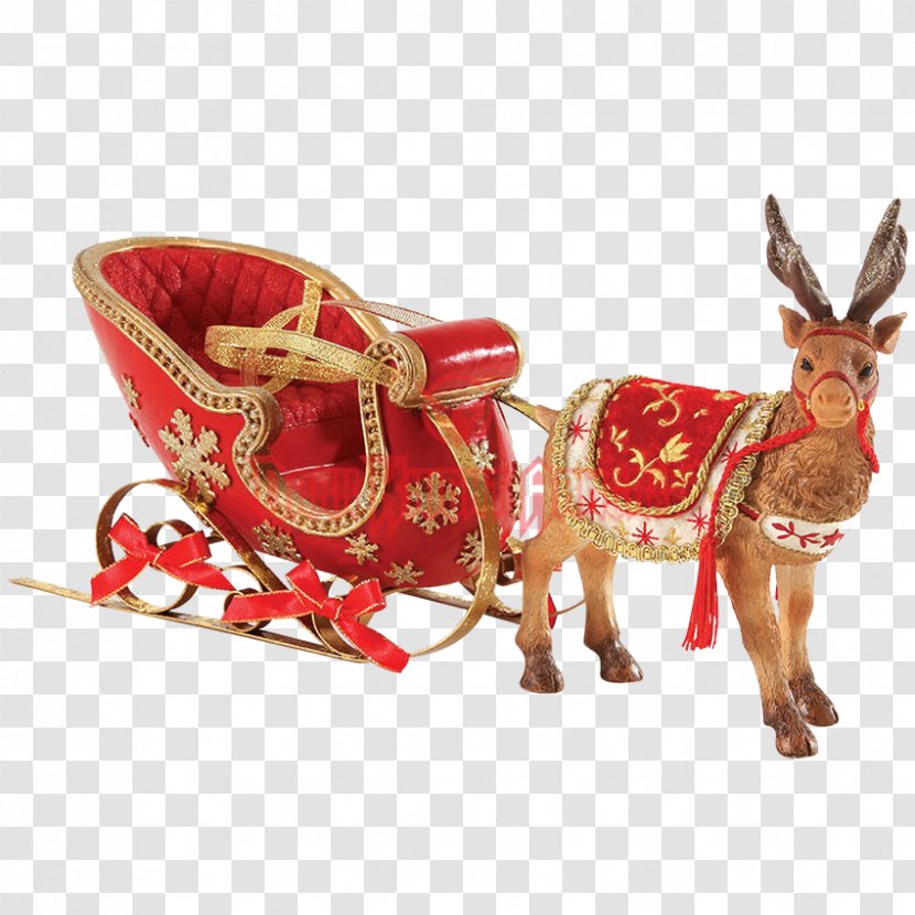 Santa Claus's Reindeer Christmas - Chariot - Claus And Transparent PNG