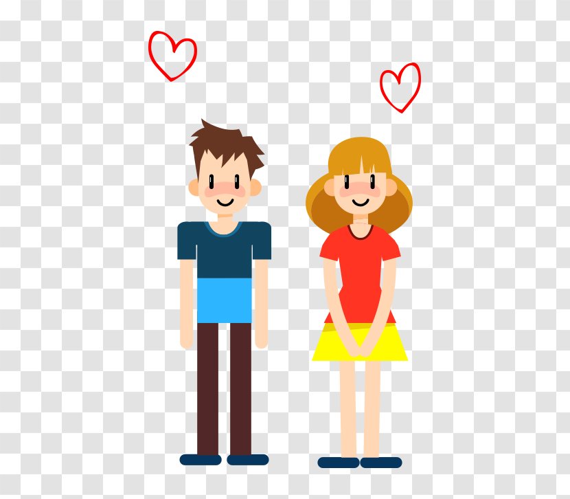 Download Animation - Silhouette - Vector Love Between Men And Women Transparent PNG