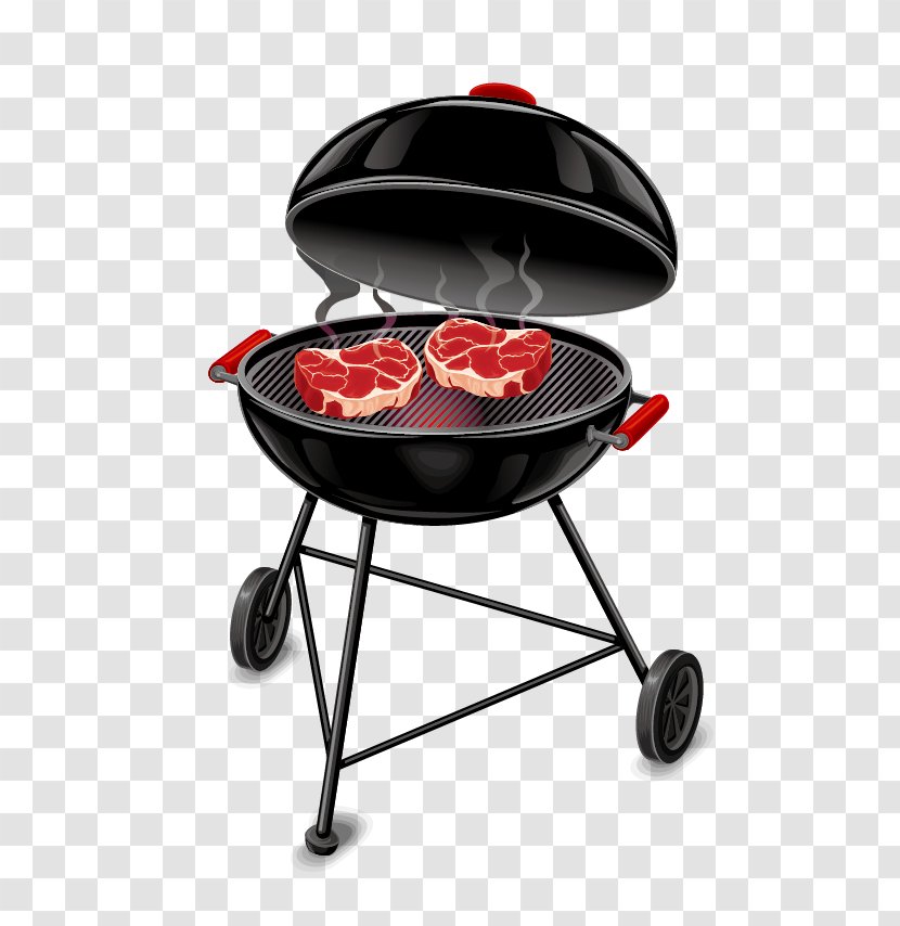 Barbecue Poster Food - Grill - Creative Black Transparent PNG