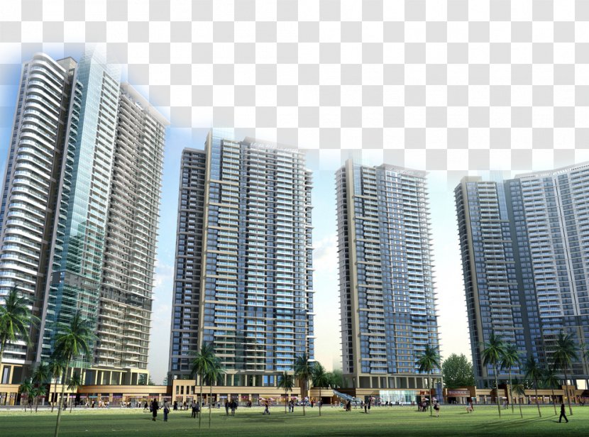 Guangzhou Architecture Building House - Skyscraper - Poly Apartments Transparent PNG