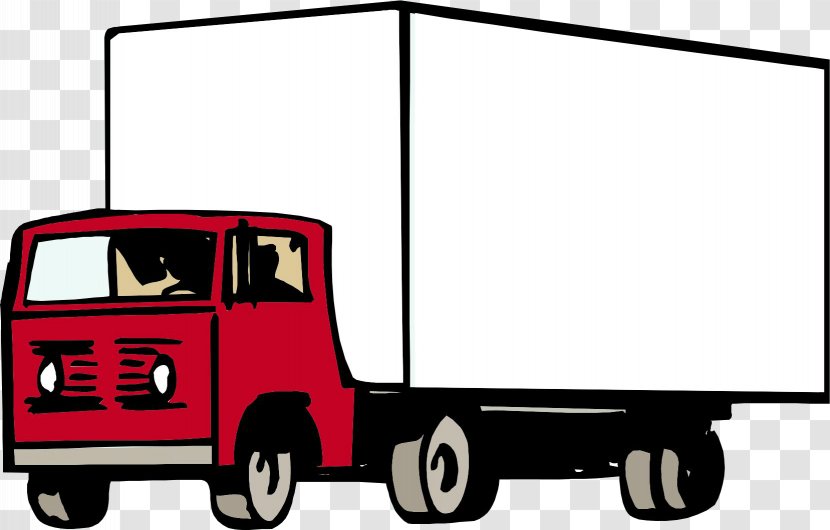 Car Delivery Refrigerator Truck Food - Cargo - Clipart Transparent PNG