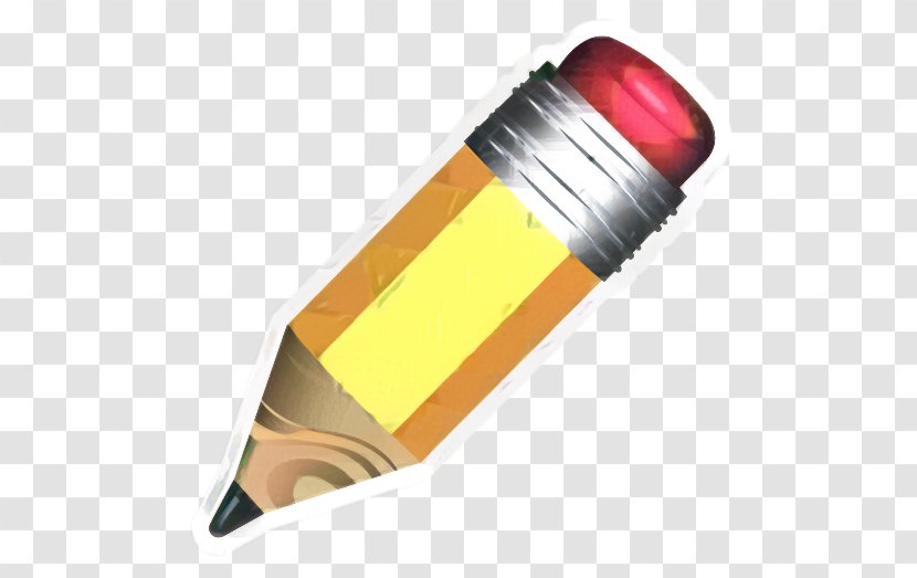 Pencil - Yellow - Orange Transparent PNG