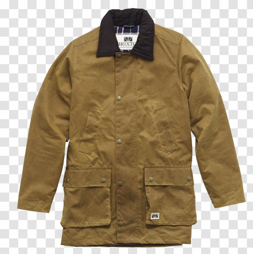 Jacket Waxed Cotton BRIXTOL TEXTILES Coat Transparent PNG