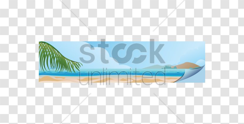 Clip Art Stock Photography Line - Beach Banner Transparent PNG