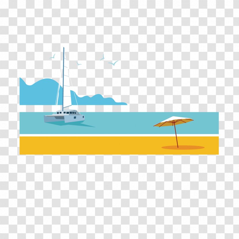 Beach Clip Art - And Sailing Transparent PNG