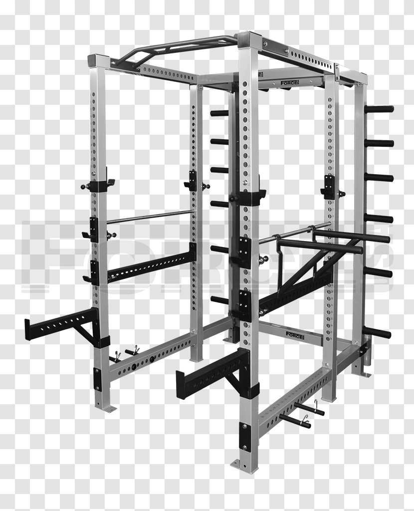 Power Rack Fitness Centre Pulldown Exercise Barbell CrossFit - Force Transparent PNG