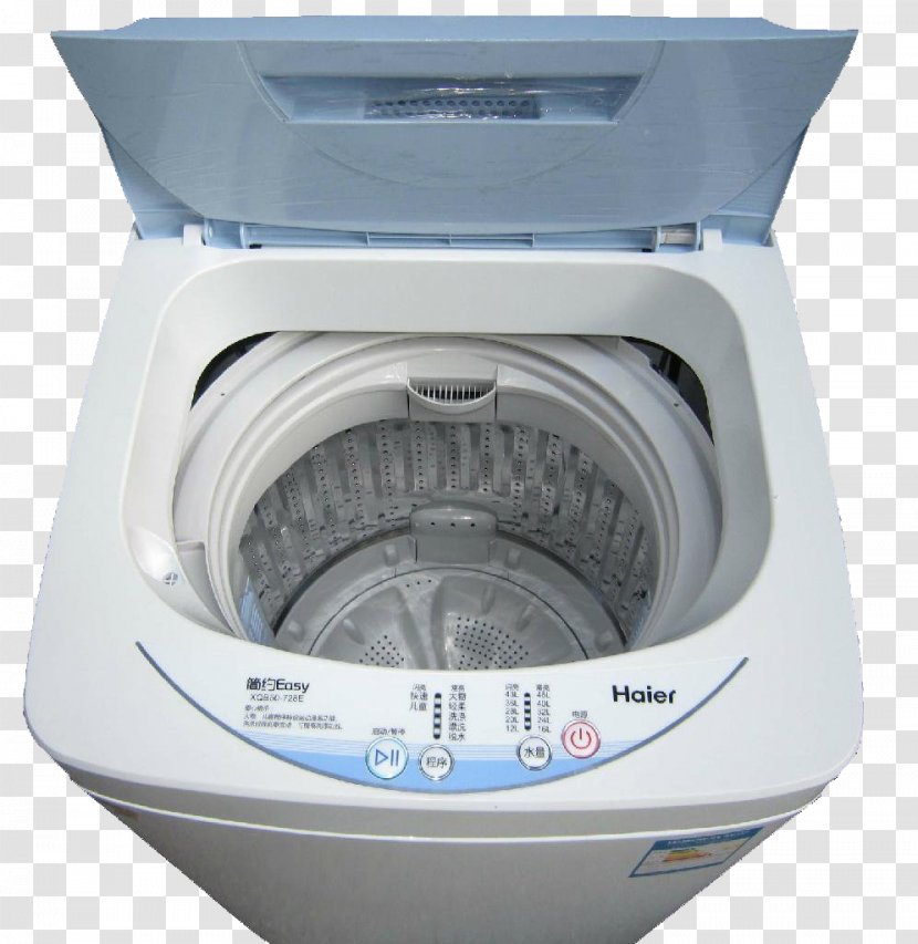 Washing Machine Haier Home Appliance - Large Capacity Automatic Drum Material Transparent PNG