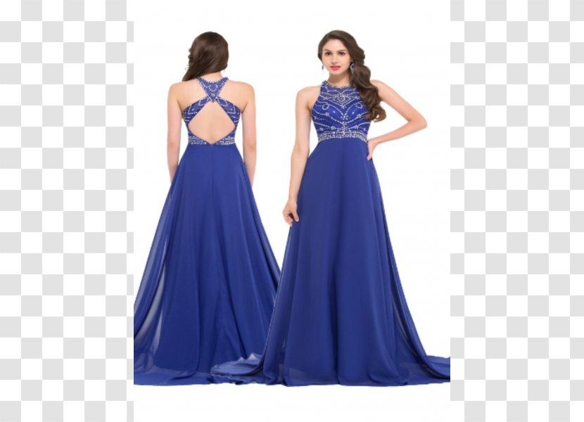 Party Dress Prom Wedding - Formal Wear - Blue Evening Gown Transparent PNG