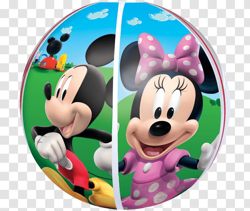 Mickey Mouse Minnie Beach Ball The Walt Disney Company Inflatable - Clubhouse - Toy Transparent PNG