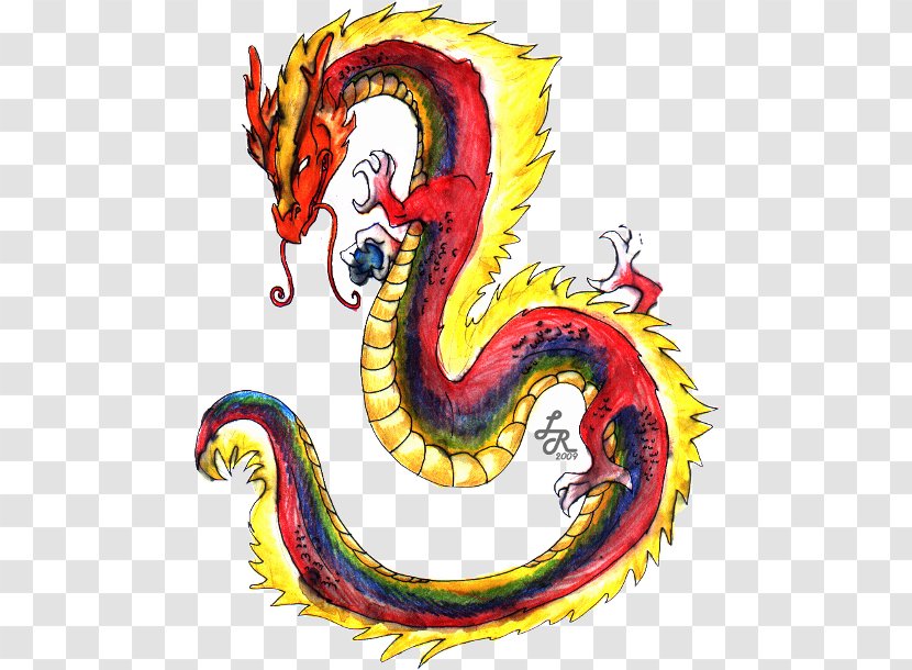 China Chinese Dragon Drawing Image - Book Transparent PNG