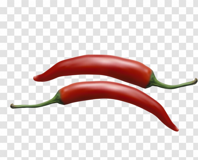 Birds Eye Chili Serrano Pepper Chile De Xe1rbol Piquillo Cayenne - Vegetable - Vector Red Vegetables Transparent PNG