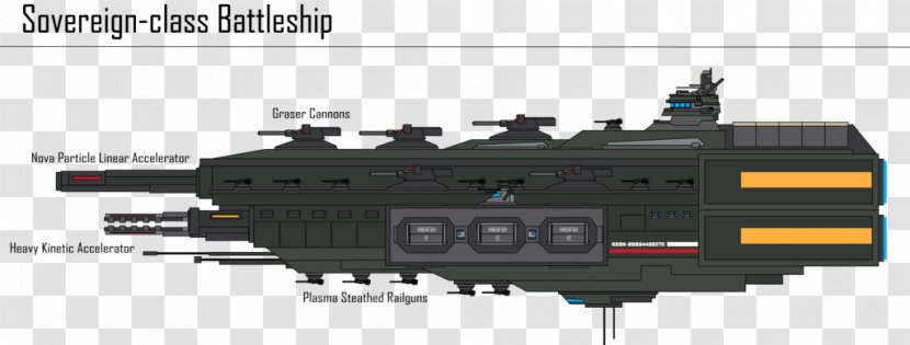 Plasma Railgun Internal Revenue Service Weapon Battleship - Cartoon - Cruser F Military Spaceships Transparent PNG