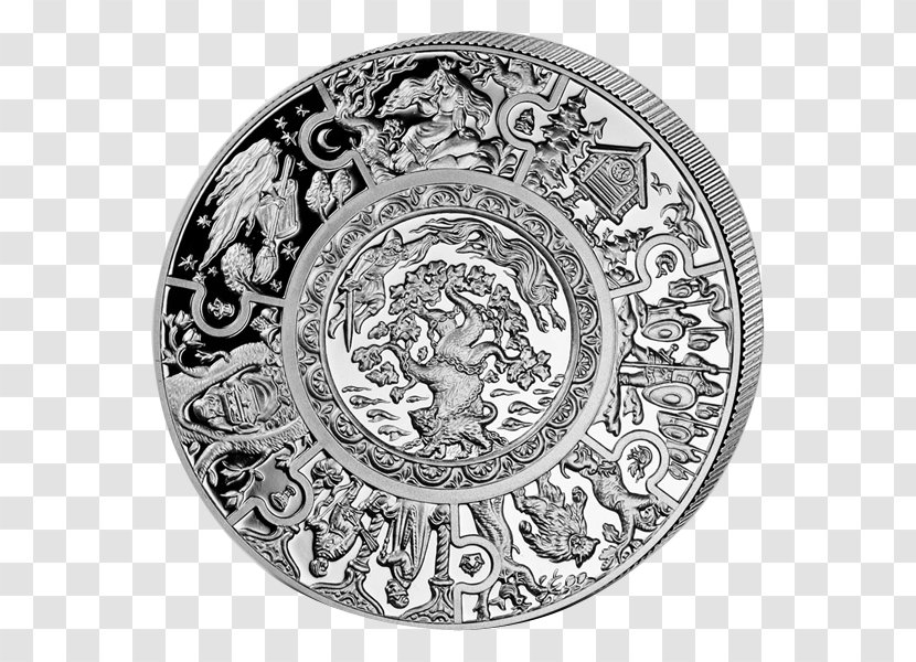 Silver Coin Russia Bullion - Nickel - Fairy Tale Material Transparent PNG