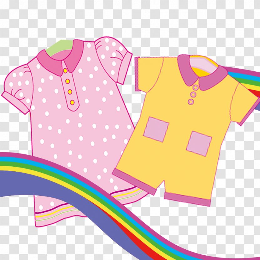 T-shirt Pajamas Clothing Child - Pink - Children Transparent PNG