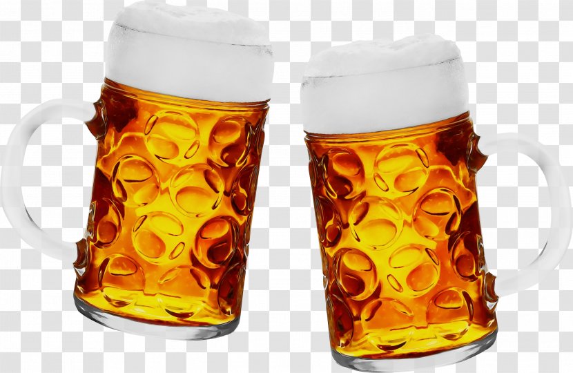 Beer Glasses Pint Brewery Drink - Glass Tableware Transparent PNG