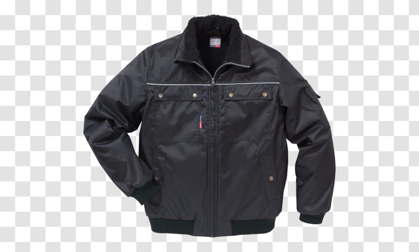 Leather Jacket T-shirt Coat - Shirt Transparent PNG