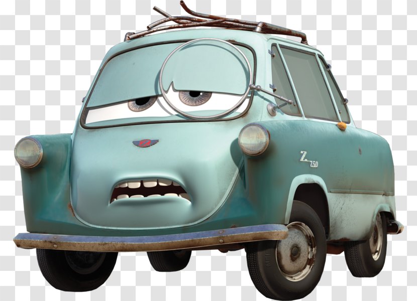 Mater Lightning McQueen Cars 2 Professor Zundapp Transparent PNG