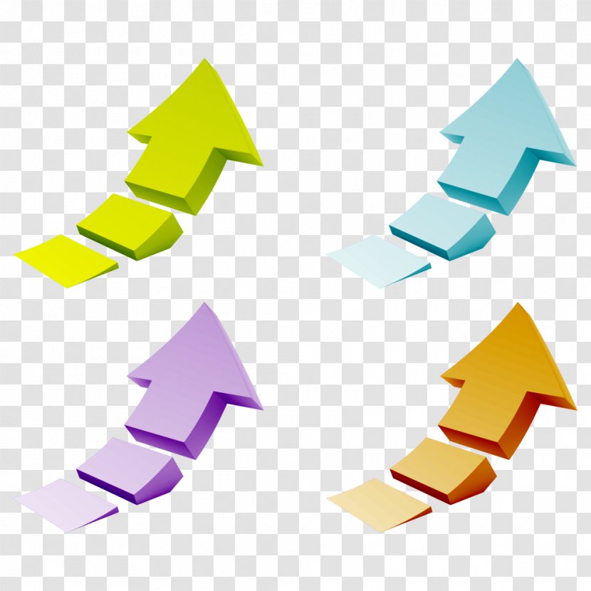 Arrow - Triangle - Color Up Transparent PNG