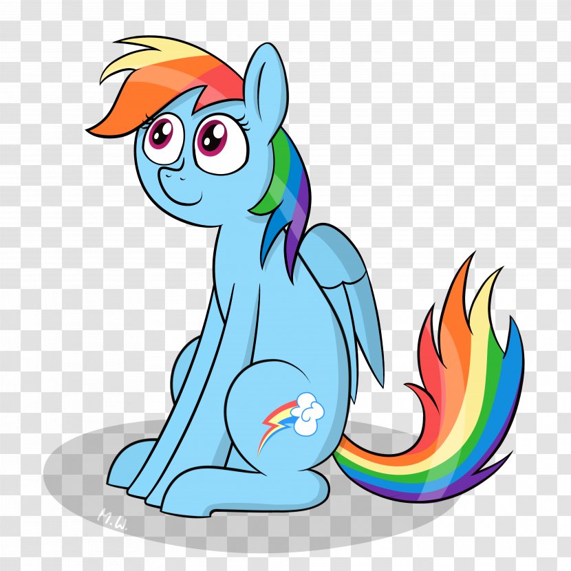 Clip Art Rainbow Dash Horse Illustration - Avatar Transparent PNG