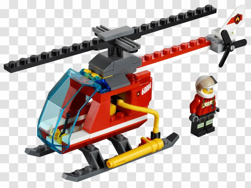 LEGO 60004 City Fire Station Lego 60110 - Helicopter - Toy Transparent PNG