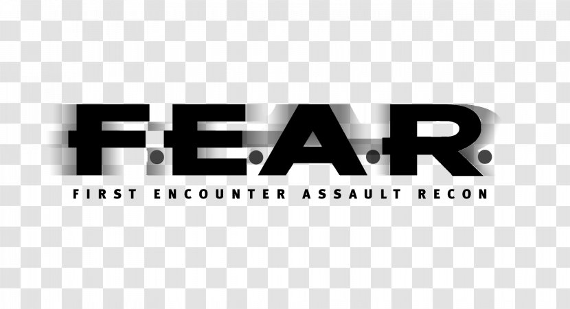 F.E.A.R. Logo Monolith Productions First-person Shooter 0 - Black And White - Fear Transparent PNG