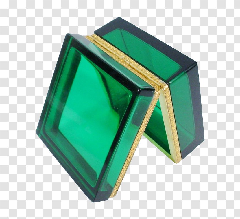 Emerald Rectangle - Glass Transparent PNG