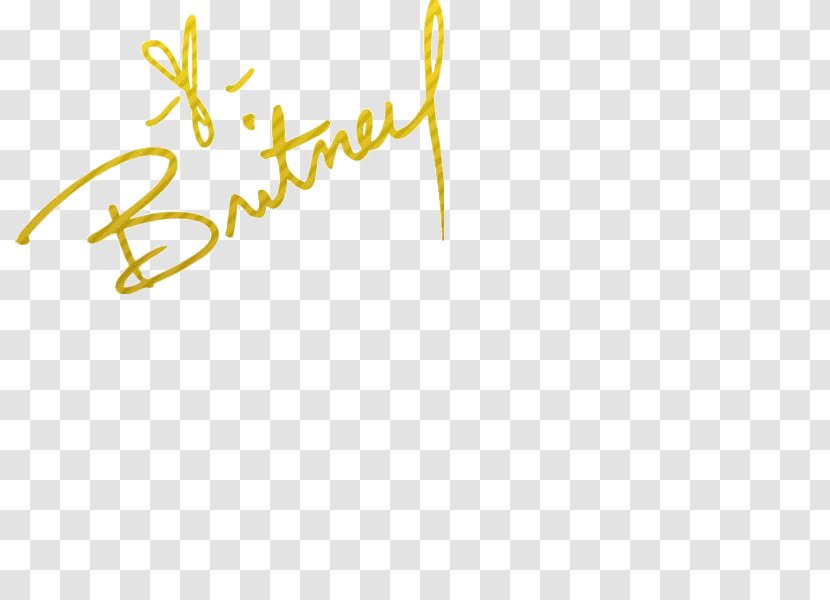 Autograph In The Zone Artist Celebrity Signature - Text - Britney 20 Transparent PNG
