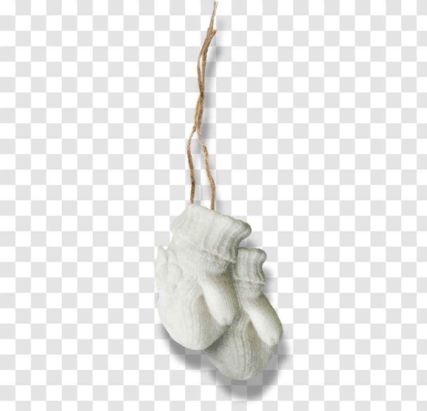 Christmas Glove Wool Icon - White - Gloves Transparent PNG