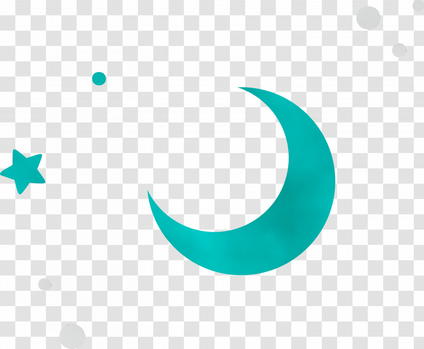Logo Circle Crescent Turquoise Computer Transparent PNG