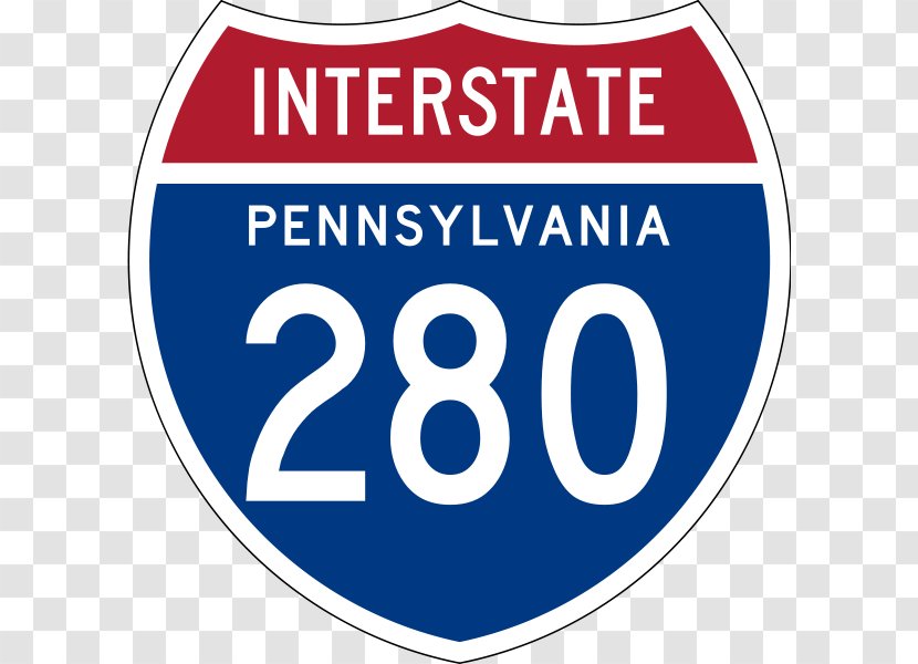 Interstate 80 US Highway System 90 95 280 - Brand - Road Transparent PNG