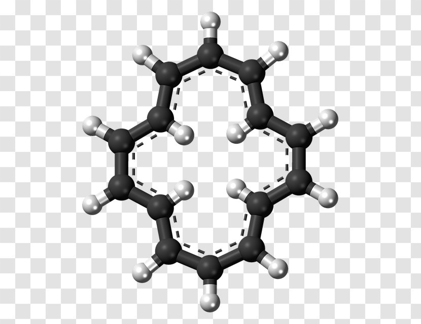 Aromatic Hydrocarbon Compounds Molecule Picene - Cartoon - Molecular Structure Transparent PNG