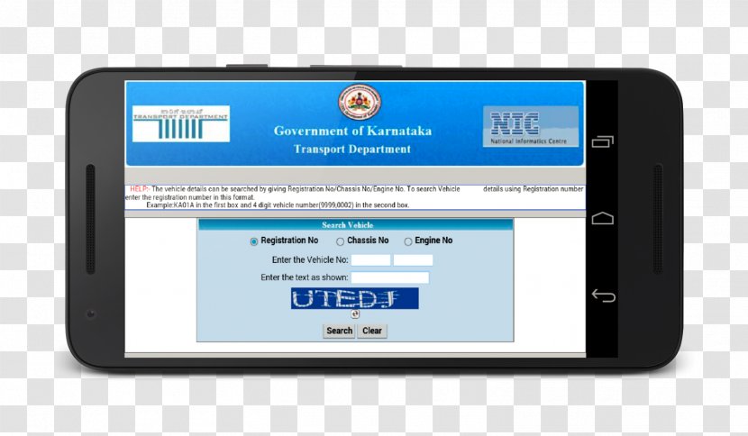 Karnataka Car Regional Transport Office Motor Vehicle Registration - Mobile Phone Transparent PNG