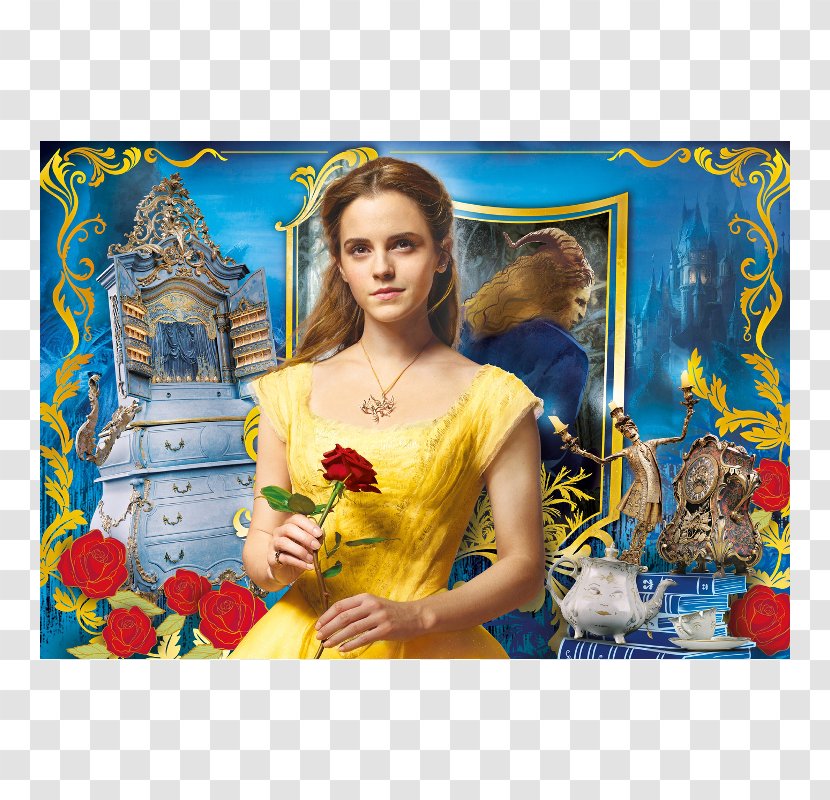 Beauty And The Beast Jigsaw Puzzles Belle Mrs. Potts Toy - Photomontage Transparent PNG