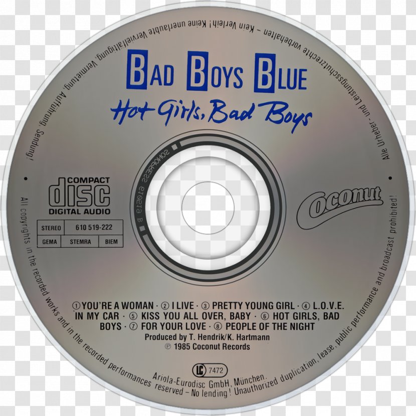 Compact Disc Hot Girls, Bad Boys Girls - Frame - Blue DVDBad Woman Transparent PNG