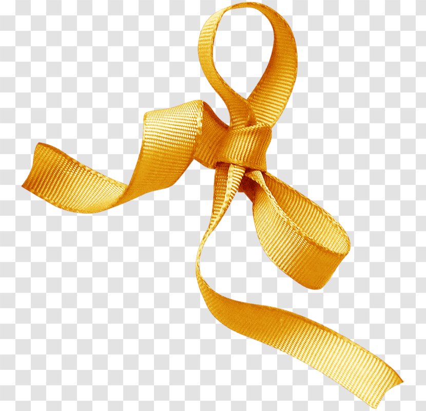 Ribbon - Yellow Transparent PNG