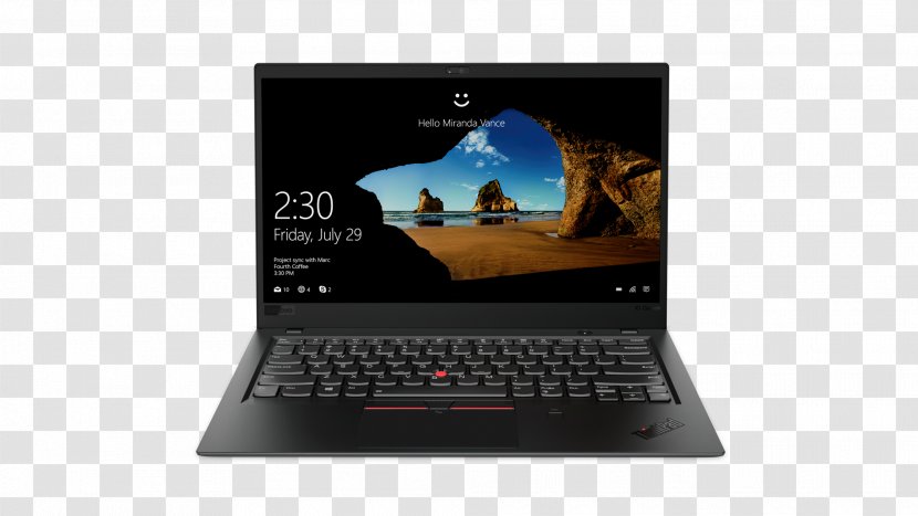 ThinkPad X Series X1 Carbon Laptop Yoga Intel - Ips Panel - Lenovo Logo Transparent PNG