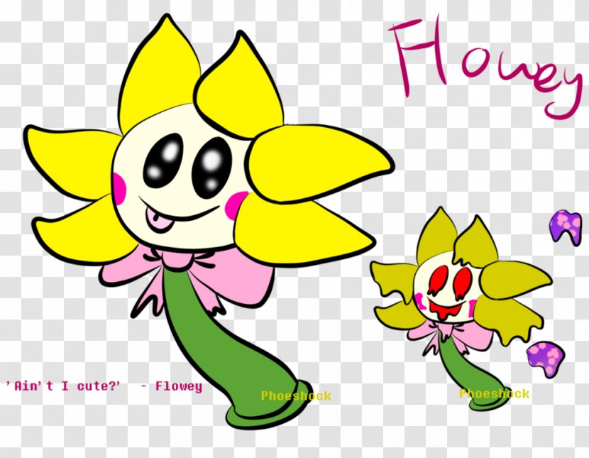Undertale Flowey Floral Design Monster - Sunflower Petals Transparent PNG