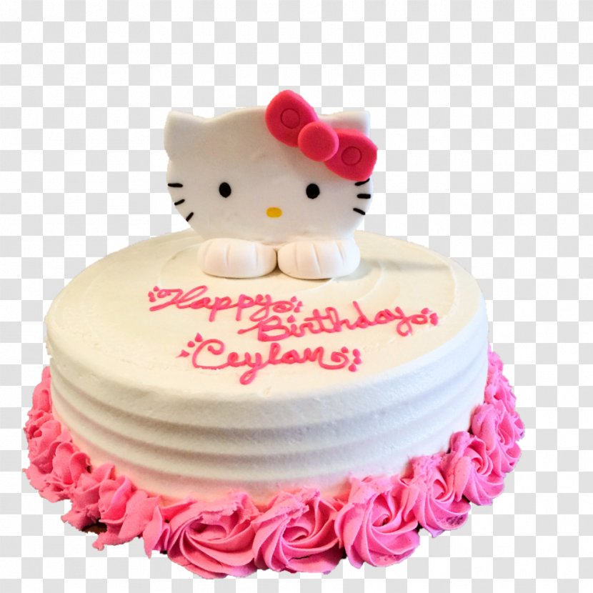 Birthday Cake Buttercream Sugar Torte - Decorating Transparent PNG