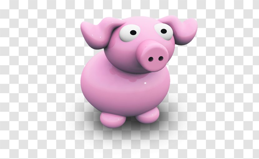 Pink Piggy Bank Snout - Nose - PigPorcelaine Transparent PNG