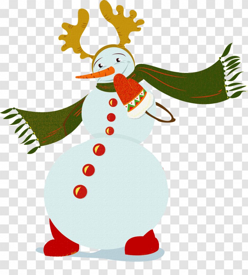 Snowman Christmas Ornament New Year Gift Clip Art - Winter - Ayaz Ata Transparent PNG