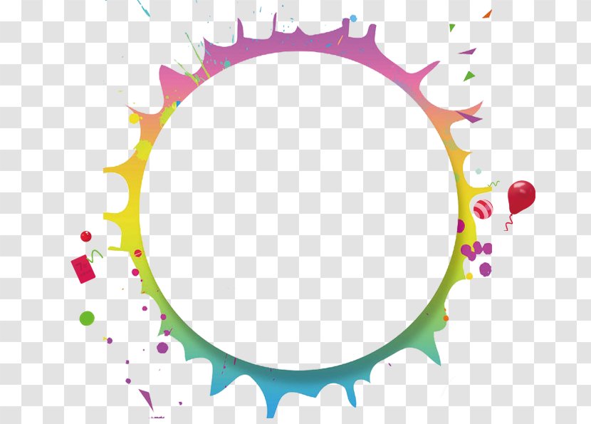 Download Clip Art - Coreldraw - Colorful Circular Background Material Transparent PNG