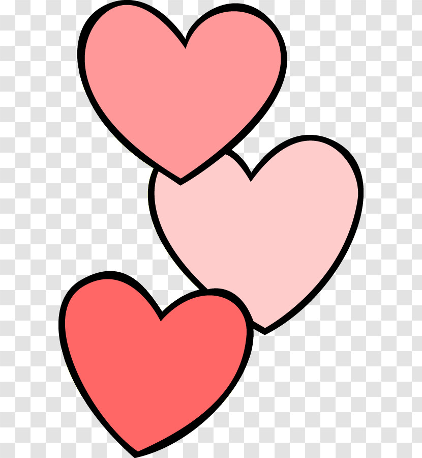 Heart Pink Love Heart Transparent PNG