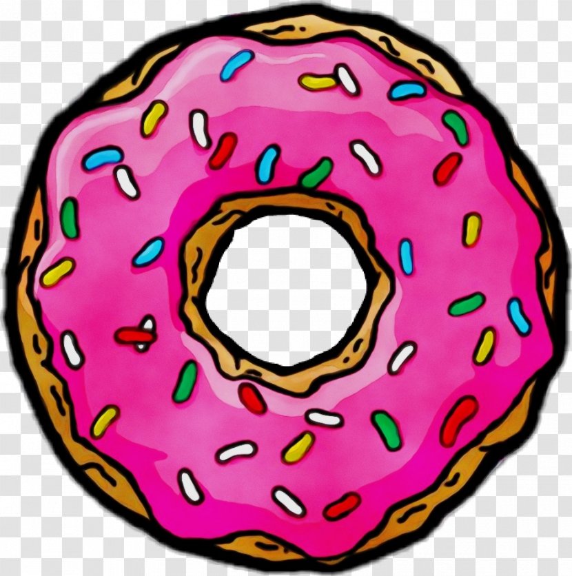 Pink Doughnut Clip Art - Paint Transparent PNG