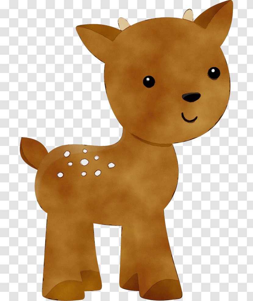 Animal Figure Toy Stuffed Fawn Transparent PNG