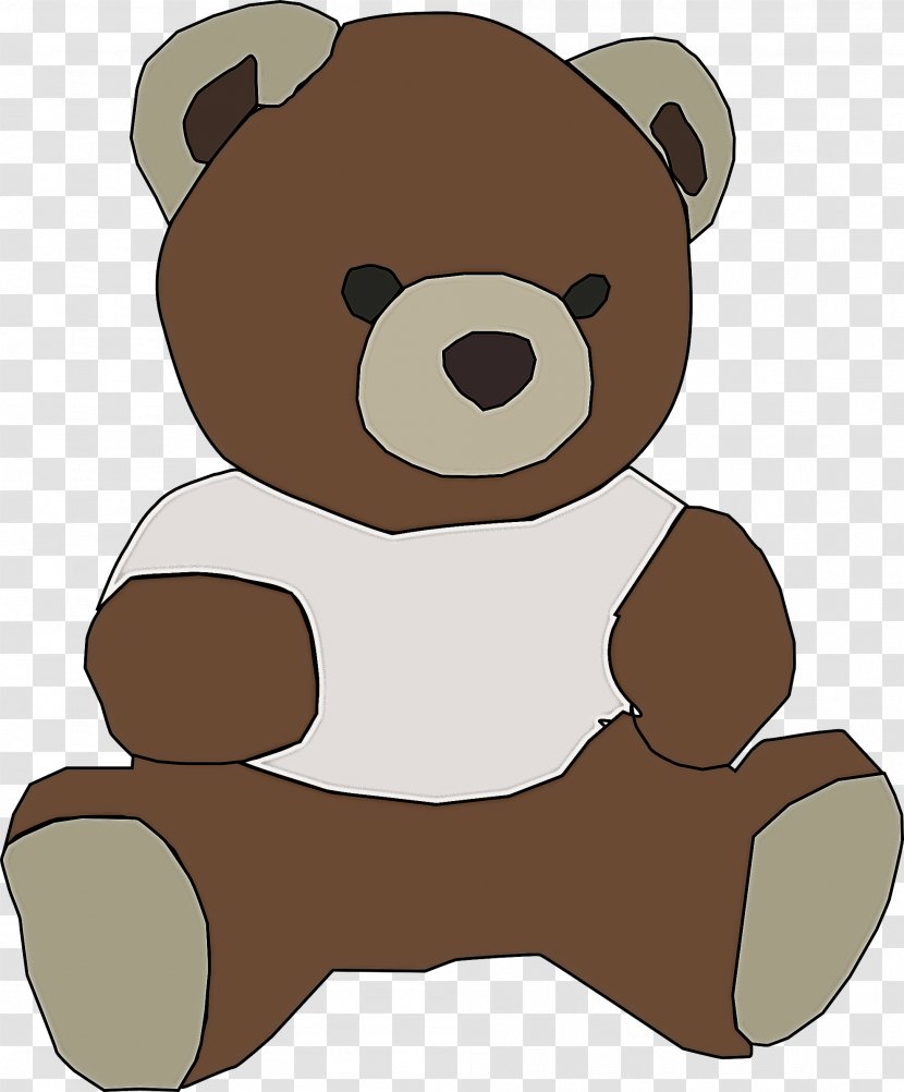 Teddy Bear - Brown - Stuffed Toy Transparent PNG