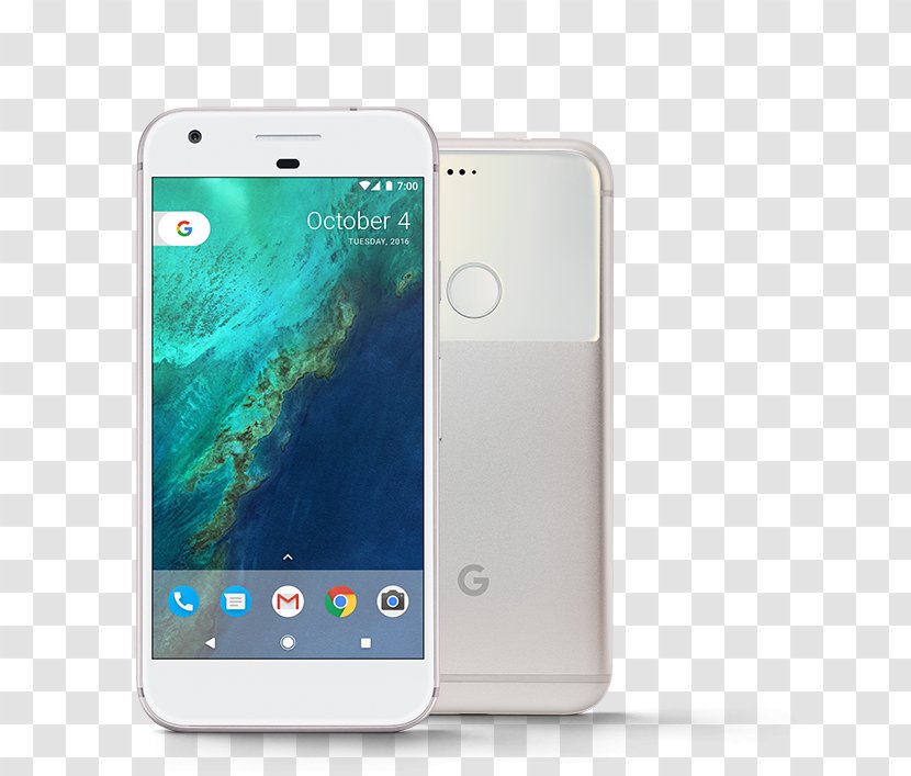 谷歌手机 Very Silver Android Smartphone 4G - Cellular Network Transparent PNG