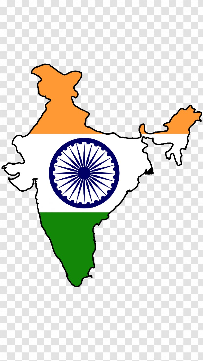 Flag Of India Map National - Road Transparent PNG